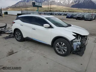 2015 Nissan Murano SL with VIN 5N1AZ2MH9FN264038, listed as a Copart auction lot 51500765 with 65,191 mi miles and Salvage Title. Bid and sale history available at carsss.com. Image 4.