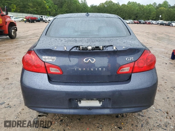 2011 Infiniti G25 with VIN JN1DV6AP5BM602330, listed as a Copart auction lot 56506515 with 193,996 mi miles and Salvage title. Bid and sale history available at DreamBid. Image 6.