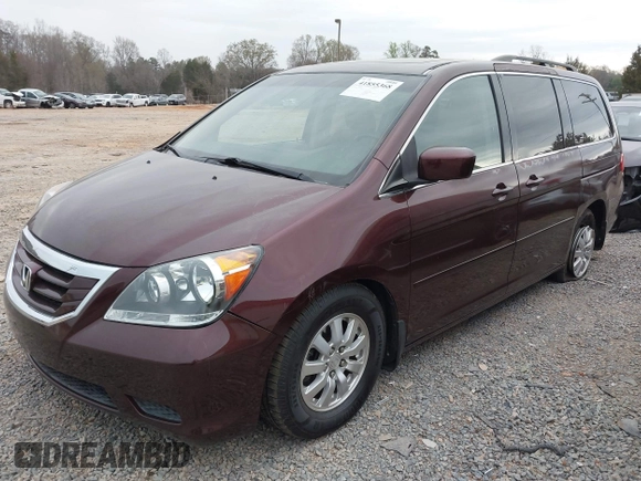 2010 Honda Odyssey EX-L with VIN 5FNRL3H77AB017916, listed as a IAAI auction lot 41855368 with 204,567 mi miles. Bid and sale history available at carsss.com. Image 2.