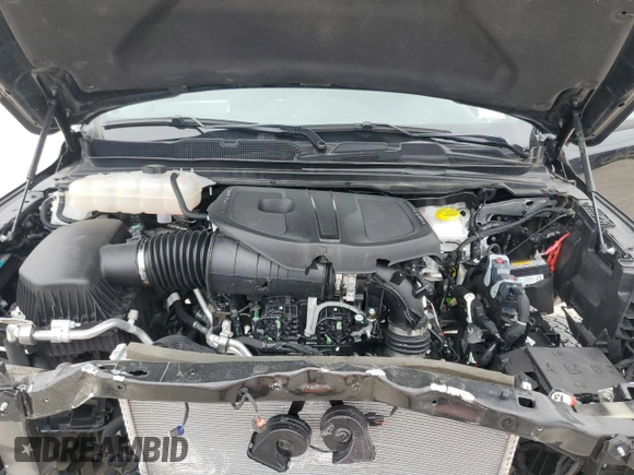 2025 Ram 1500 Big Horn with VIN 1C6SRFFP4SN560753, listed as a Copart auction lot 53446165 with 3,672 mi miles and Salvage Title. Bid and sale history available at carsss.com. Image 11.