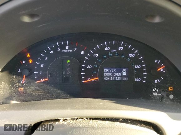 2011 Toyota Camry LE with VIN 4T4BF3EK7BR127036, listed as a Copart auction lot 79640064 with 211,223 mi miles and Salvage Title. Bid and sale history available at DreamBid. Image 9.
