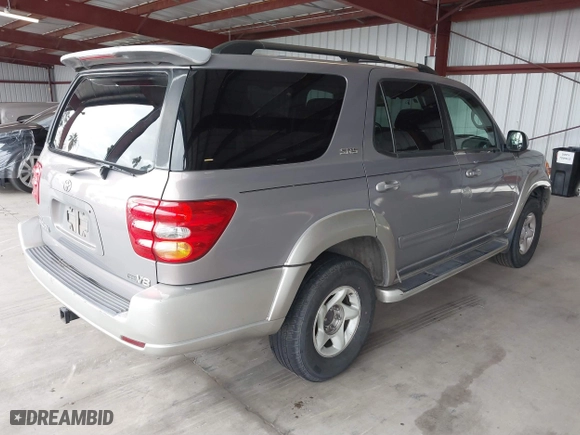 2001 Toyota Sequoia SR5 with VIN 5TDZT34A31S056662, listed as a IAAI auction lot 41778730 with 287,065 mi miles. Bid and sale history available at carsss.com. Image 4.