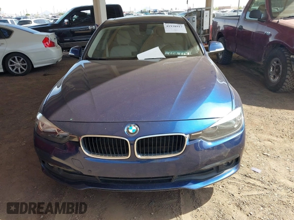 2016 BMW 3 Series 320i with VIN WBA8A9C57GK616589, listed as a IAAI auction lot 41938917 with 77,264 mi miles. Bid and sale history available at carsss.com. Image 12.