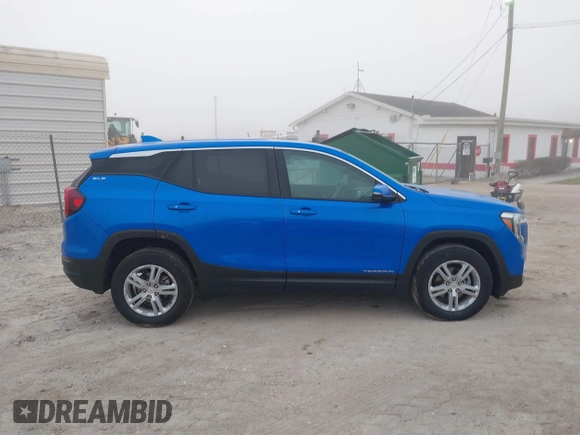 2024 GMC Terrain SLE with VIN 3GKALMEG5RL183540, listed as a IAAI auction lot 41499548 with 23,618 mi miles and . Bid and sale history available at DreamBid. Image 13.