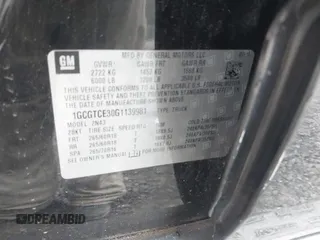 2016 Chevrolet Colorado 4WD LT с VIN 1GCGTCE30G1139981, выставлен на аукционе IAAI как лот 42501582 с пробегом 56 517 миль миль и . История ставок и продаж доступна на DreamBid. Изображение 9.