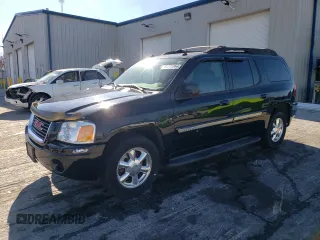 2005 GMC Envoy XL SLT with VIN 1GKET16S756158873, listed as a Copart auction lot 81775964 with 150,313 mi miles and Salvage Title. Bid and sale history available at carsss.com. Image 1.