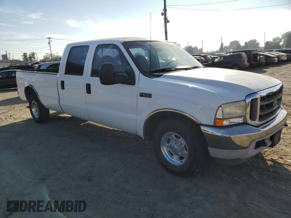 2001 Ford Super Duty F-250 XL with VIN 1FTNW20L81ED32802, listed as a Copart auction lot 75545964 with 234,904 mi miles and Clean Title. Bid and sale history available at carsss.com. Image 4.