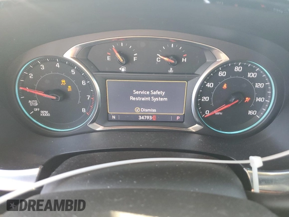 2022 Chevrolet Traverse LT Cloth with VIN 1GNERGKW1NJ166154, listed as a Copart auction lot 47476985 with 34,793 mi miles and Salvage Title. Bid and sale history available at carsss.com. Image 9.