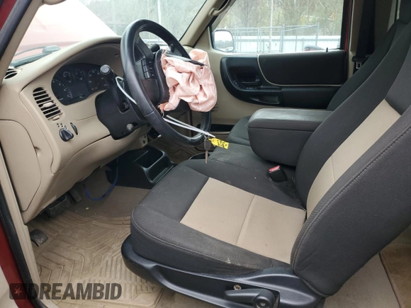 2004 Ford Ranger XL Fleet with VIN 1FTZR45E14PB65707, listed as a Copart auction lot 50123165 with 111,409 mi miles and Salvage title. Bid and sale history available at DreamBid. Image 7.