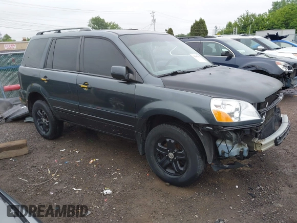 2005 Honda Pilot EX-L z VIN 5FNYF18585B063041, wystawiony jako IAAI lot #42267835 z przebiegiem 206 067 mil mil oraz . Historia ofert i sprzedaży dostępna na DreamBid. Obrazek 1.
