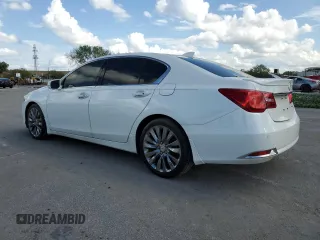 2016 Acura RLX Advance Pkg with VIN JH4KC1F9XGC000087, listed as a Copart auction lot 45076754 with 65,065 mi miles and Salvage Title. Bid and sale history available at carsss.com. Image 2.