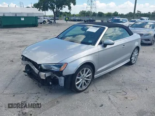 2015 Audi A3 with VIN WAUWFLFF8F1073168, listed as a IAAI auction lot 42523908 with 93,421 mi miles and . Bid and sale history available at DreamBid. Image 2.