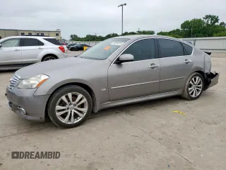 2008 Infiniti M z VIN JNKAY01E88M602624, wystawiony jako Copart lot #58819015 z przebiegiem Nie podano mil oraz Szkoda całkowita • Salvage title. Historia ofert i sprzedaży dostępna na DreamBid. Obrazek 1.