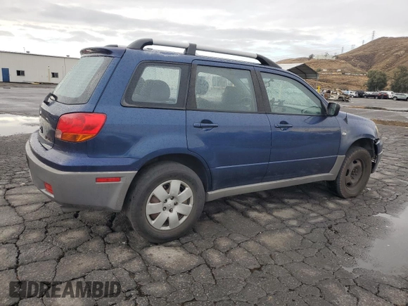 2003 Mitsubishi Outlander LS with VIN JA4LX31G83U095890, listed as a Copart auction lot 42537005 with 134,459 mi miles and Salvage Title. Bid and sale history available at carsss.com. Image 3.