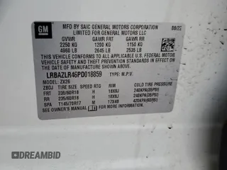 2023 Buick Envision Preferred with VIN LRBAZLR46PD018859, listed as a Copart auction lot 46864965 with 11,851 mi miles and Salvage Title. Bid and sale history available at carsss.com. Image 15.