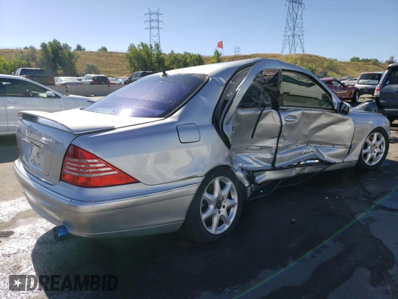 2004 Mercedes-Benz S-Class 4.3L with VIN WDBNG83JX4A423297, listed as a Copart auction lot 71745934 with 171,960 mi miles and Salvage Title. Bid and sale history available at carsss.com. Image 3.