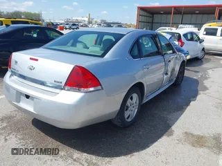 2009 Chevrolet Impala LS with VIN 2G1WB57K691166302, listed as a IAAI auction lot 41978689 with 215,400 mi miles and . Bid and sale history available at DreamBid. Image 4.
