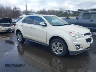 2014 Chevrolet Equinox LTZ with VIN 1GNALDEK6EZ111157, listed as a IAAI auction lot 41862530 with 1 mi miles. Bid and sale history available at carsss.com. Image 1.