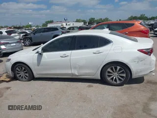 2017 Acura TLX w/Technology Pkg with VIN 19UUB1F50HA000009, listed as a IAAI auction lot 42005791 with 1 mi miles. Bid and sale history available at carsss.com. Image 13.