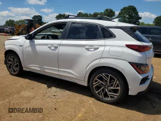 2023 Hyundai Kona N Line with VIN KM8K33A35PU025002, listed as a Copart auction lot 60696794 with 8,613 mi miles and Salvage Title. Bid and sale history available at carsss.com. Image 2.