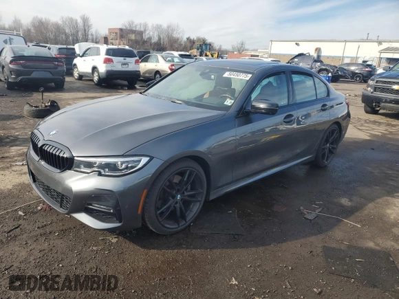 2021 BMW 3 Series 330i xDrive with VIN 3MW5R7J05M8C01209, listed as a Copart auction lot 50450775 with Not Provided miles and Salvage Title. Bid and sale history available at carsss.com. Image 1.
