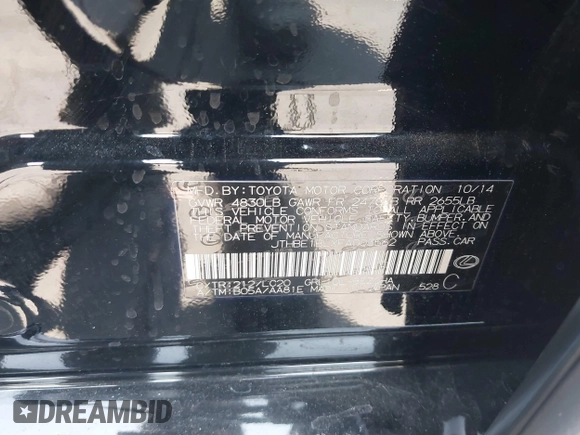 2015 Lexus GS 350 with VIN JTHBE1BLXFA003562, listed as a IAAI auction lot 42397194 with Not provided miles and . Bid and sale history available at DreamBid. Image 9.