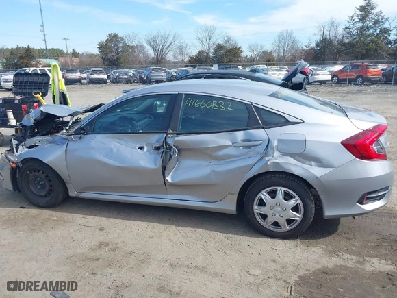 2019 Honda Civic Sedan LX with VIN 2HGFC2F61KH564927, listed as a IAAI auction lot 41660332 with 93,631 mi miles. Bid and sale history available at carsss.com. Image 14.