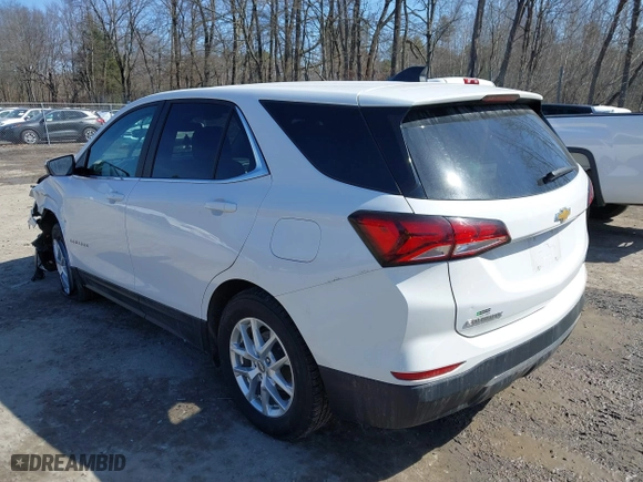 2022 Chevrolet Equinox LT with VIN 3GNAXUEVXNL240945, listed as a IAAI auction lot 41785066 with 59,034 mi miles. Bid and sale history available at carsss.com. Image 3.