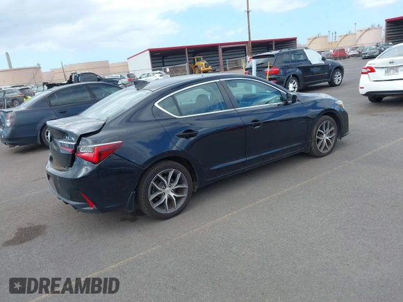 2020 Acura ILX w/Premium Pkg with VIN 19UDE2F78LA007717, listed as a IAAI auction lot 41709255 with 36,673 mi miles. Bid and sale history available at carsss.com. Image 4.