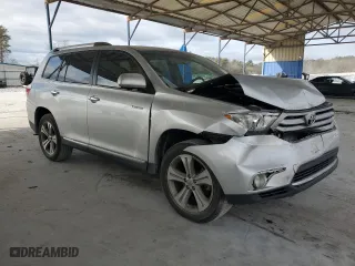 2012 Toyota Highlander Limited with VIN 5TDYK3EH1CS059895, listed as a Copart auction lot 47693105 with 137,250 mi miles and Salvage Title. Bid and sale history available at carsss.com. Image 4.