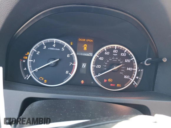 2018 Acura RDX Technology with VIN 5J8TB3H52JL015187, listed as a Copart auction lot 79561114 with 43,579 mi miles and Salvage Title. Bid and sale history available at DreamBid. Image 9.