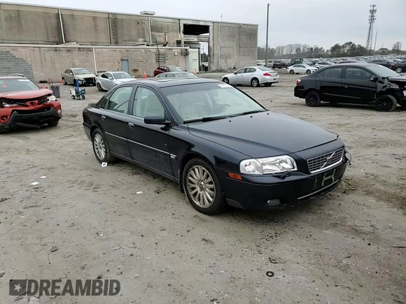 2006 Volvo S80 with VIN YV1TS592561441631, listed as a Copart auction lot 44127585 with 215,682 mi miles and Salvage title. Bid and sale history available at DreamBid. Image 10.