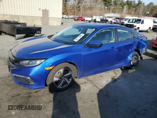 2019 Honda Civic Sedan LX with VIN 2HGFC2F68KH598279, listed as a Copart auction lot 48715585 with 72,236 mi miles and Non Repairable. Bid and sale history available at carsss.com. Image 1.