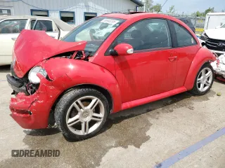 2005 Volkswagen Beetle with VIN 3VWCD31C95M412463, listed as a Copart auction lot 56983285 with 64,497 mi miles and Salvage title. Bid and sale history available at DreamBid. Image 1.