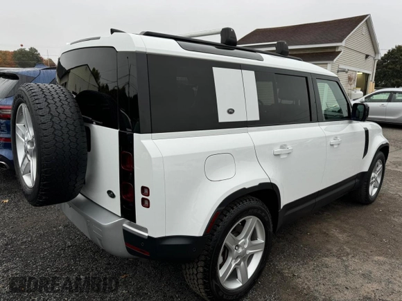 2020 Land Rover Defender SE z VIN SALEP7EU7L2018583, wystawiony jako Copart lot #76314014 z przebiegiem 80 810 mil mil oraz Czysty tytuł • Clean title. Historia ofert i sprzedaży dostępna na DreamBid. Obrazek 3.