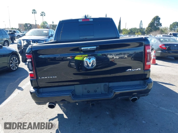 2019 Ram 1500 Limited with VIN 1C6SRFHT0KN764346, listed as a IAAI auction lot 41651143 with 45,517 mi miles and . Bid and sale history available at DreamBid. Image 17.
