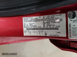 2012 Ford Fiesta SE with VIN 3FADP4EJ9CM164957, listed as a Copart auction lot 45578425 with 0 mi miles and Salvage Title. Bid and sale history available at carsss.com. Image 12.