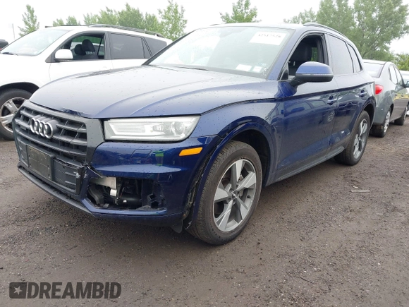2020 Audi Q5 Premium with VIN WA1ANAFY6L2075135, listed as a IAAI auction lot 42517528 with 49,873 mi miles and . Bid and sale history available at DreamBid. Image 17.