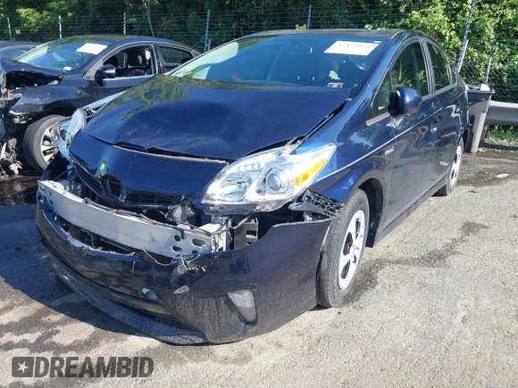 2014 Toyota Prius Four with VIN JTDKN3DU6E1738962, listed as a IAAI auction lot 42453971 with 176,133 mi miles and . Bid and sale history available at DreamBid. Image 17.