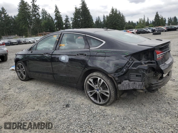 2017 Ford Fusion Titanium with VIN 3FA6P0D93HR389152, listed as a Copart auction lot 62600135 with 147,645 mi miles and Salvage title. Bid and sale history available at DreamBid. Image 2.