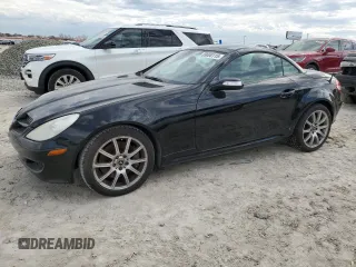 2006 Mercedes-Benz SLK-Class 3.5L with VIN WDBWK56FX6F122723, listed as a Copart auction lot 89000115 with 0 mi miles and Salvage Title. Bid and sale history available at carsss.com. Image 1.
