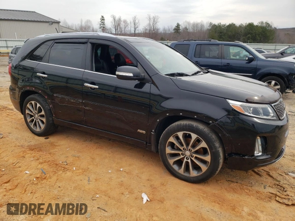 2014 Kia Sorento SX with VIN 5XYKWDA74EG539152, listed as a Copart auction lot 48108395 with 97,299 mi miles and Clean Title. Bid and sale history available at DreamBid. Image 4.