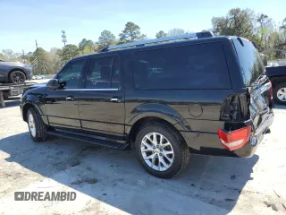 2017 Ford Expedition Max Limited with VIN 1FMJK1KT6HEA07539, listed as a Copart auction lot 49655755 with 102,334 mi miles and Salvage Title. Bid and sale history available at DreamBid. Image 2.