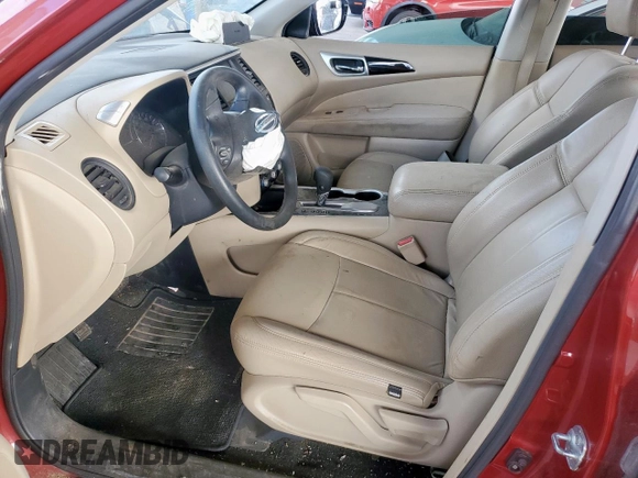 2017 Nissan Pathfinder S with VIN 5N1DR2MN7HC672605, listed as a Copart auction lot 57998845 with 105,434 mi miles and Clean title. Bid and sale history available at DreamBid. Image 7.