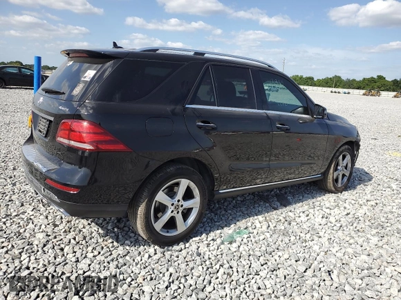 2018 Mercedes-Benz GLE 350 with VIN 4JGDA5HB7JB106271, listed as a Copart auction lot 54541115 with 170,804 mi miles and Clean Title. Bid and sale history available at DreamBid. Image 3.