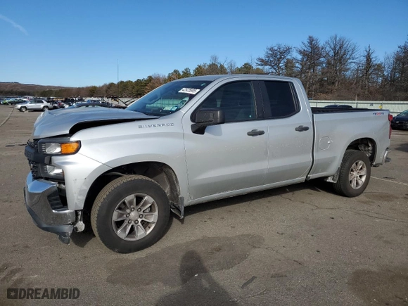 2019 Chevrolet Silverado 1500 Work Truck with VIN 1GCRYAEH8KZ234437, listed as a Copart auction lot 42925985 with 76,678 mi miles and Salvage Title. Bid and sale history available at carsss.com. Image 1.