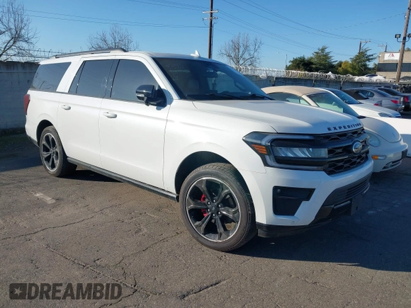 2023 Ford Expedition Max Limited z VIN 1FMJK2AG5PEA09842, wystawiony jako IAAI lot #41372146 z przebiegiem Nie podano mil oraz . Historia ofert i sprzedaży dostępna na DreamBid. Obrazek 1.