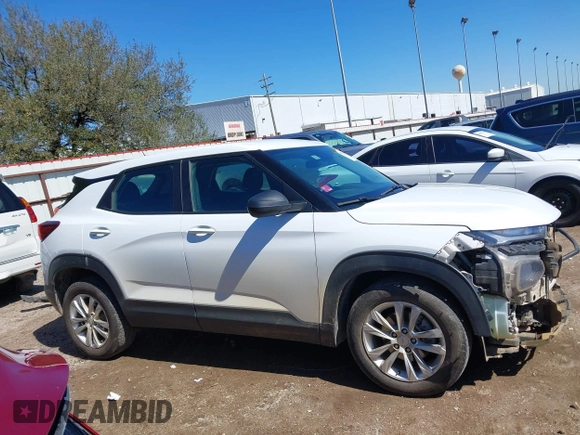2023 Chevrolet TrailBlazer LS with VIN KL79MMS2XPB205645, listed as a IAAI auction lot 41646331 with 59,391 mi miles and . Bid and sale history available at DreamBid. Image 14.