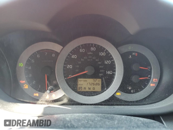 2008 Toyota RAV4 Sport with VIN JTMZK32V986011499, listed as a Copart auction lot 54675395 with 172,686 mi miles and Clean title. Bid and sale history available at DreamBid. Image 9.