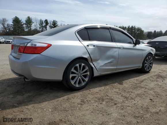 2014 Honda Accord Sedan Sport with VIN 1HGCR2F5XEA029123, listed as a Copart auction lot 50405955 with 228,302 mi miles and Salvage Title. Bid and sale history available at carsss.com. Image 3.